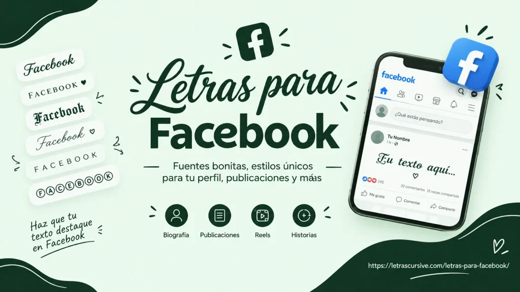 Letras Para Facebook